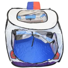 Igralni šotor policijskega avtomobila z mrežastimi okni 99x50x50cm slika 4