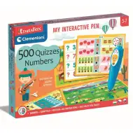 Interaktivno pisalo s številkami, 500 kvizov za razvoj spretnosti – Clementoni