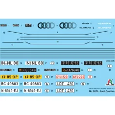 Italeri 1/24 Audi Quattro avtomobilski model slika 4