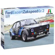 Italeri 1/24 Ford Escort Zakspeed Gr.2 avtomobilski model