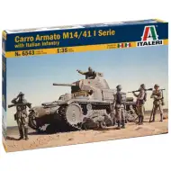 Italeri 1/35 Carro Armato M14/41 I Serie tank maketa