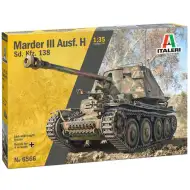Italeri 1/35 Marder III Ausf. H Sd.Kfz.138 maketa tank