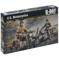 Italeri 1/35 ameriški motocikli 2 vojaška motorna kolesa maketa