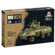 Italeri 1/56 M8/M20 tank maketa