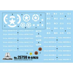 Italeri 1/56 M8/M20 tank maketa slika 2