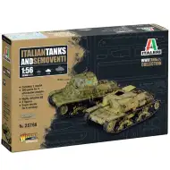 Italeri 1/56 italijanski tanki &amp; Semoventi tank maketa