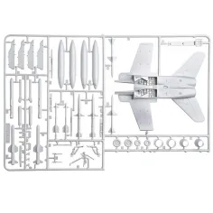 Italeri 1/72 F/A-18 Hornet lovski letalski model slika 3