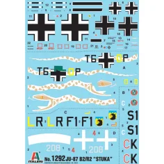 Italeri 1/72 Ju-87 B2/R2 Stuka potapljaški bombnik model letala slika 6