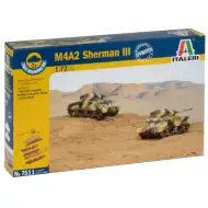 Italeri 1/72 M4A2 Sherman III tank 2-delni komplet maket