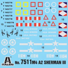 Italeri 1/72 M4A2 Sherman III tank 2-delni komplet maket slika 5