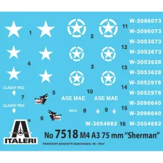 Italeri 1/72 M4A3 75mm Sherman tank 2-delni komplet maket slika 2