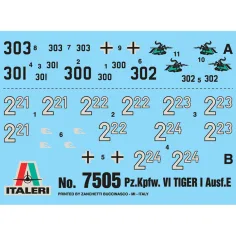 Italeri 1/72 Pz. Kpfw. VI Tiger I Ausf. E Tigris tank 2-delni maketni set slika 2