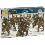 Italeri 1/72 ameriška pehota iz 2. svetovne vojne. Zimska uniforma - vojaške figure maketa