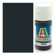 Italeri Flat Black (4768AP) - Mat črna maketarska barva 20ml