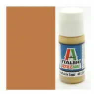 Italeri Flat US Army/Mar.Gulf Armor Sand (4812AP) - Mat barva za makete US Army/Mar.Gulf oklepna puščavska pesek 20ml