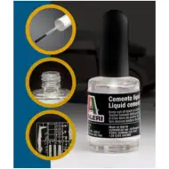 Italeri čopič lepilo za makete 15ml - z debelim čopičem