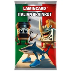 Italijanska Brainrot Lamincard zbirateljska kartica