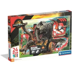 Jurassic World Maxi Super Color 24-delna sestavljanka - Clementoni
