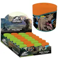 Jurassic World: T-Rex dvokopenski rezalnik za svinčnike s posodo 1 kos