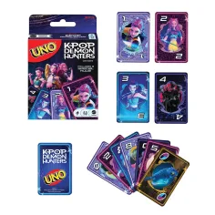 K-POP Lovci na demone UNO kartična igra - Mattel slika 3