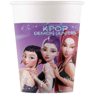K-Pop lovci demonov papirnati kozarci, komplet 8 kosov, 200 ml