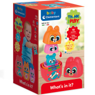 Kaj je v kompletu? Igralni set z živalskimi figuricami - Clementoni Baby