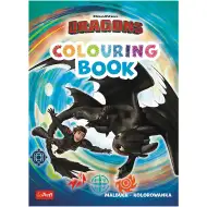 Kako izuriti zmaja pobarvanka - Trefl