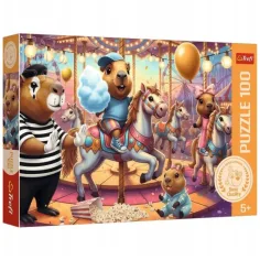 Kapibare na počitnicah, sestavljanka s 100 kosi – Trefl
