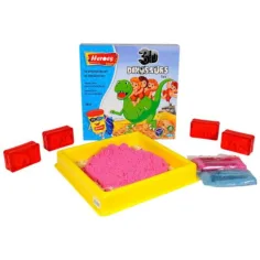 Kinetic Sand: Heros dinozavrski ali ponijev komplet s peskom in dodatki, 500 g slika 2