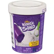 Kinetic Sand: Posodica za sladoled z belo peskovno glino - Spin Master