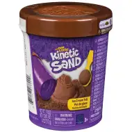 Kinetic Sand: Posodica za sladoled z rjavim peskom za oblikovanje - Spin Master