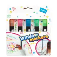 Komplet 5 flomastrov za okna