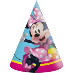 Komplet 6 zabavnih klobukov Minnie miške