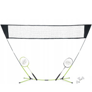 Komplet za badminton z mrežo in loparjem - Spartan