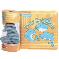 Kopalna igrača: Vodoodporna knjiga, dojenčki delfini - Melissa & Doug slika 3