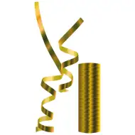 Kovinska serpentina zlate barve – 1 kos