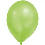 Kovinsko pastelno zelena balon – komplet 8 kosov