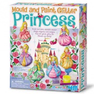 Kreativna igra: set za izdelavo gipsastih magnetkov za hladilnik – bleščeča princesa