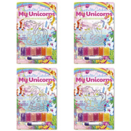 Kreativni komplet za izdelavo kristalne slike (enorog), v več različicah, 1 kos