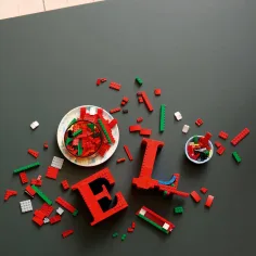 LEGO® ART: LOVE dekorativni napis (31214) slika 4
