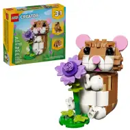 LEGO® Creator: Prisrčen hrček s cvetlico (31376)