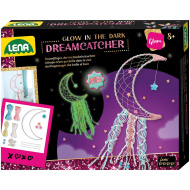 LENA: Komplet za izdelavo lovilca sanj v obliki lune, ki sveti v temi