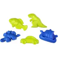 LENA: Komplet za peskovnik z dinozavri v mreži, 5-delni