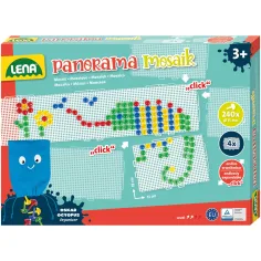 LENA: Panorama Mosaik XL komplet prosojnih pikic 15 mm, 240 kosov
