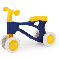 LENA: modro-rumen otroški motorček, ki ga poganjaš z nogami