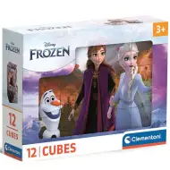 Ledeno kraljestvo: 12-delni set kock - Clementoni