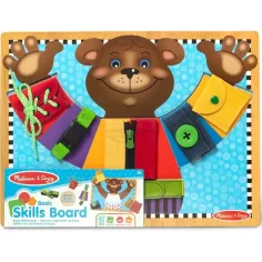 Lesena tabla za razvoj osnovnih spretnosti z medvedkom - Melissa & Doug