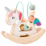 Leseni+unicorn+vodilnik+za+kroglice+-+Woodyland