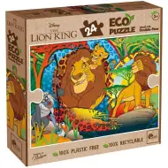 Levji kralj 2 v 1, 24-delni Eco maxi puzzle in pobarvanka 70x50 cm – Lisciani