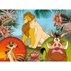 Levji kralj 2 v 1, 24-delni Eco mini puzzle in pobarvanka 35x25 cm - Lisciani slika 2